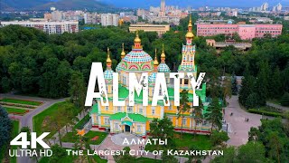 ALMATY 🇰🇿 Алматы 2024 Drone Aerial 4K  Kazakhstan Қазақстан kazakhstan almaty [upl. by Renita428]