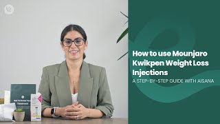 How to use Mounjaro Kwikpen Weight Loss Injections A StepbyStep Guide with Aisana [upl. by Lalitta]