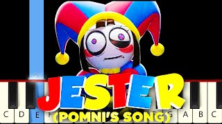 JESTER Pomnis Song  Fast and Slow Easy Piano Tutorial [upl. by Ennavoj]