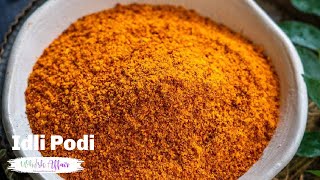 Idli Podi Recipe Milgai Podi South Indian Condiment [upl. by Llij]