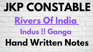 Indian River System  Important Rivers of India  Indus  Ganga  Jkp constable  jkpsi [upl. by Theobald]