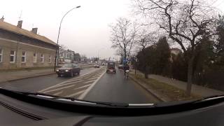 Potrącenie rowerzysty GoPro HD [upl. by Adnilahs]