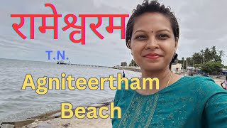 AGNITEERTHAM BEACH RAMESWARAM  T N [upl. by Acinok]