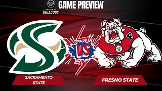 Game Preview Fresno State Football vs Sacramento State Will the Bulldogs bounce back [upl. by Kcire]