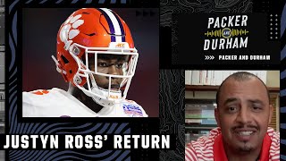 Clemson’s OC on Justyn Ross returning from injury for Tigers  Packer amp Durham [upl. by Sybila533]