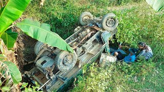 TIMELAPSE RESTORING OLD RUSTY CARS  RESCUE AND RESTORING ACCIDENT VEHICLES [upl. by Spindell]