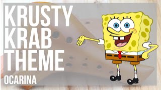 How to play Krusty Krab Theme Spongebob by Robert Alexander White on Ocarina Tutorial [upl. by Ty]