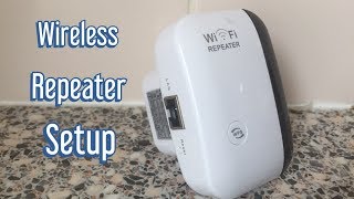 Wireless N Wifi Repeater WiFi Extender Router Setup WIFi Set upReview 2019 [upl. by Llohcin]