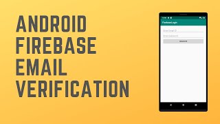 Send Email Verification Link to User By Implementing 2 Lines of code in your Application  Firebase [upl. by Leoline]