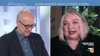 Sfida Salvini  Giorgetti Fabrizio Roncone contro Maria Giovanna Maglie quotSalvini saprebbe [upl. by Sulakcin]