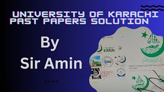 Karachi university aptitude test past paper solution 2018 English part 1 [upl. by Lemar]