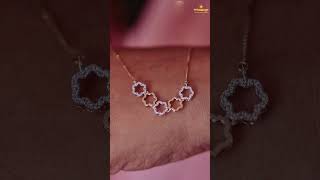 ₹46900 STARTING DIAMOND NECKLACE 💕 NAKSHATHRA KERALA ✨ [upl. by Trebeh]