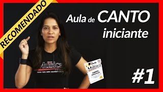 Aula de CANTO 01  iniciante vocalises🔴 [upl. by Akitahs]