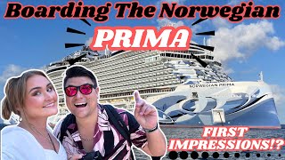 Boarding The NEW Norwegian PRIMA  11 Day Europe amp ICELAND Cruise  First Opinions on EVERYTHING [upl. by Parry]