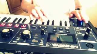 Introducinglive  Daft punks Derezzed  Novation Mininova [upl. by Ellerihs]