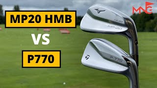 TaylorMade P770 Iron VS Mizuno MP20 HMB Iron [upl. by Ayekahs]