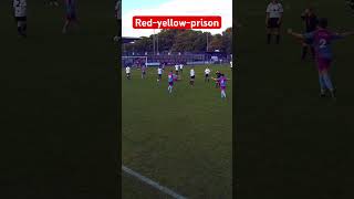 Brutal scenes at Tooting amp Mitcham FC brutal redcard nonleaguefootball prisonfc ballerslife fc [upl. by Retse]