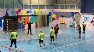 Handball excellence masculine IledeFrance  victoire d’AulnaysousBois face à Verrières 26 à 22 [upl. by Assilim889]