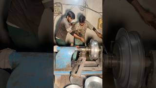 stainless steel large thaal making process shorts howto process [upl. by Anaihr]