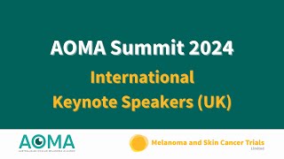 Video 7  AOMA Summit 2024  International keynote speakers UK [upl. by Liatnahs]