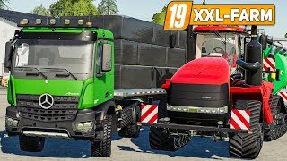 LS19 XXL Farm 56 Es läuft rund SOJAVERKAUF Ballen und BGATransport LANDWIRTSCHAFTS SIMULATOR [upl. by Hu]