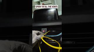 How To Clean CAR AC at Home  Car AC Foam Cleaner shorts [upl. by Lafleur]