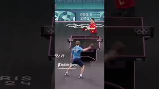 Truls Moregard vs Fan Zhendong best point paris2024 tabletennis pingpong fanzhendong bestpoints [upl. by Strawn]