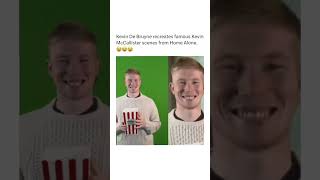 When De Bruyne Recreated Home Alone football [upl. by Ahseym]