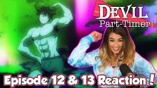 MAOU VS SARIEL The Devil Is A PartTimer Episode 12 amp 13 Reaction  Review [upl. by Funda]