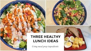 Weight Watchers  Three Healthy Lunch Ideas  Using your meal prep [upl. by Aliac99]