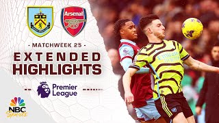 Burnley v Arsenal  PREMIER LEAGUE HIGHLIGHTS  2172024  NBC Sports [upl. by Scully]