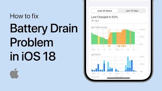 How to Solve Battery Drain Problems in iOS 18 [upl. by Sera]