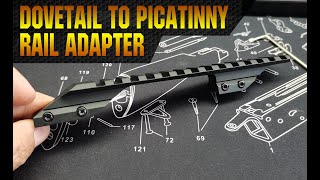 ohhunt Dovetail to Picatinny Rail Adapter Mount [upl. by Castle]