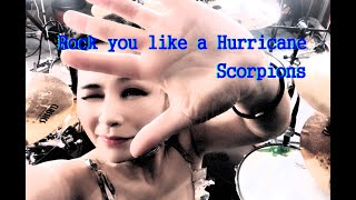 Scorpions  Rock You Like A Hurricane drum cover by Ami Kim99 [upl. by Desai]