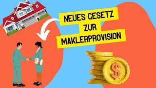 NEUES GESETZ  Wer zahlt die Maklerprovision Einfach erklärt [upl. by Nissie708]