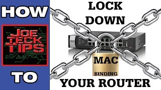 How to lock down your router  JoeteckTips [upl. by Symons]