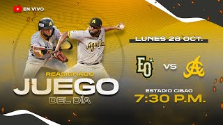 ESTRELLAS ORIENTALES VS ÁGUILAS CIBAEÑAS  SERIE REGULAR 202425 [upl. by Nyar205]