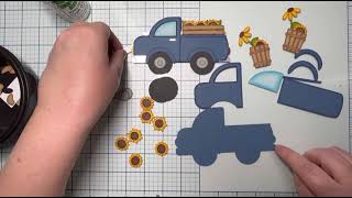 Scrapbooking SVG Paper piecing a truck svg [upl. by Lorrie]