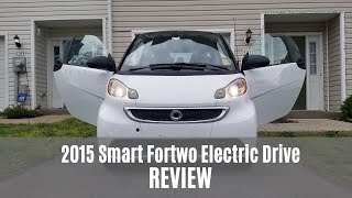 2015 Smart Fortwo Electric Drive Review Inside amp Out [upl. by Box]