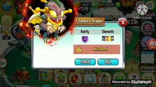 Hatching and Testing how strong Bio Augmented Vampire Dragon in DRAGON CITY [upl. by Ayerim]