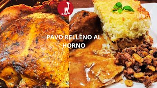 COMO HACER PAVO RELLENO AL HORNO PARA TÚ CENA NAVIDEÑA RECETA PERUANA [upl. by Hebner]