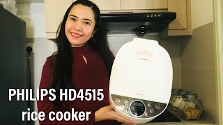 PHILIPS HD4515 rice cooker review [upl. by Noedig]