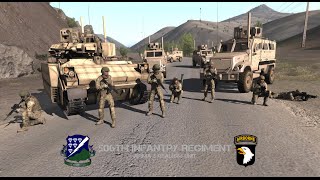 ArmA 3  506th IR Realism Unit Stand Up Exercise  Bradley Crew [upl. by Aicirtam]