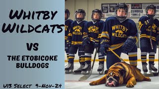 U13 Whitby Wildcats vs Etobicoke Bulldogs [upl. by Oballa105]