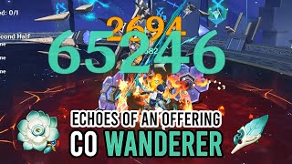 C0 Wanderer Hypercarry but with Echoes of an Offering set  Genshin Impact [upl. by Sverre]