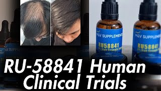 RU58841 Human Clinical Trials What happened to them Phase 1 and 2 [upl. by Atrebla]