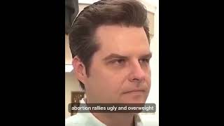 Your new Attorney General Matt Gaetz  “Yes then be offended” [upl. by Coltun]