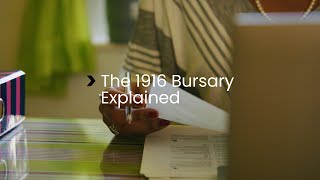 The 1916 Bursary Explained  Who is it for and what could it do for me [upl. by Sandie]