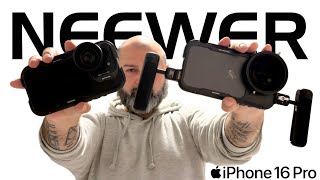 NEEWER Phone Cage Compatible with iPhone 16 Pro  Pro Max  Lens and Filter Kit [upl. by Ima429]