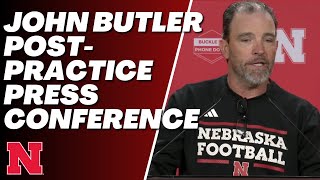 Nebraska DC John Butler PostPractice Press Conference 121224 [upl. by Dituri]